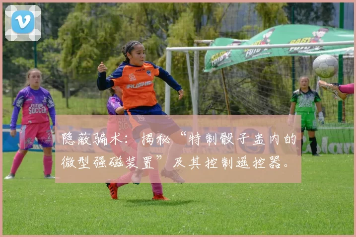 隐蔽骗术：揭秘“特制骰子盅内的微型强磁装置”及其控制遥控器。（暗藏骗局：解密特制骰盅内的微型强磁装置与遥控器）